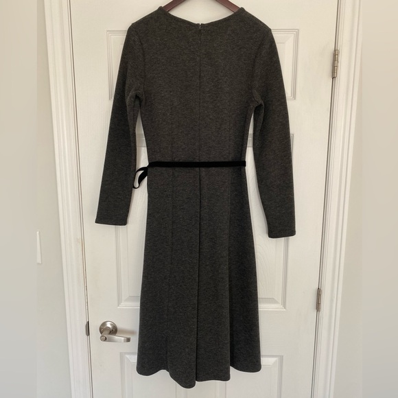J Crew long sleeve flare dress in ponte fabric Size 10 - Picture 3 of 8